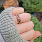 Custom Listing 10ct Gold Multi Gem Ring with Re-Sizing