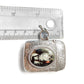 Victorian Solid Silver Enamel Tabby Cat Vesta