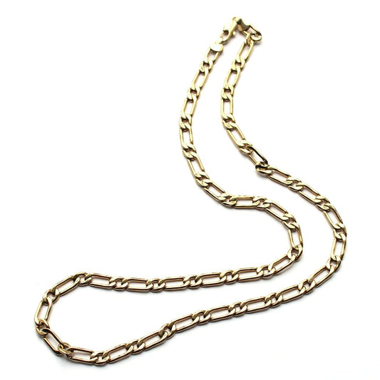 Vintage Gold-Plated Figaro Link Chain 24" (27.4grams)