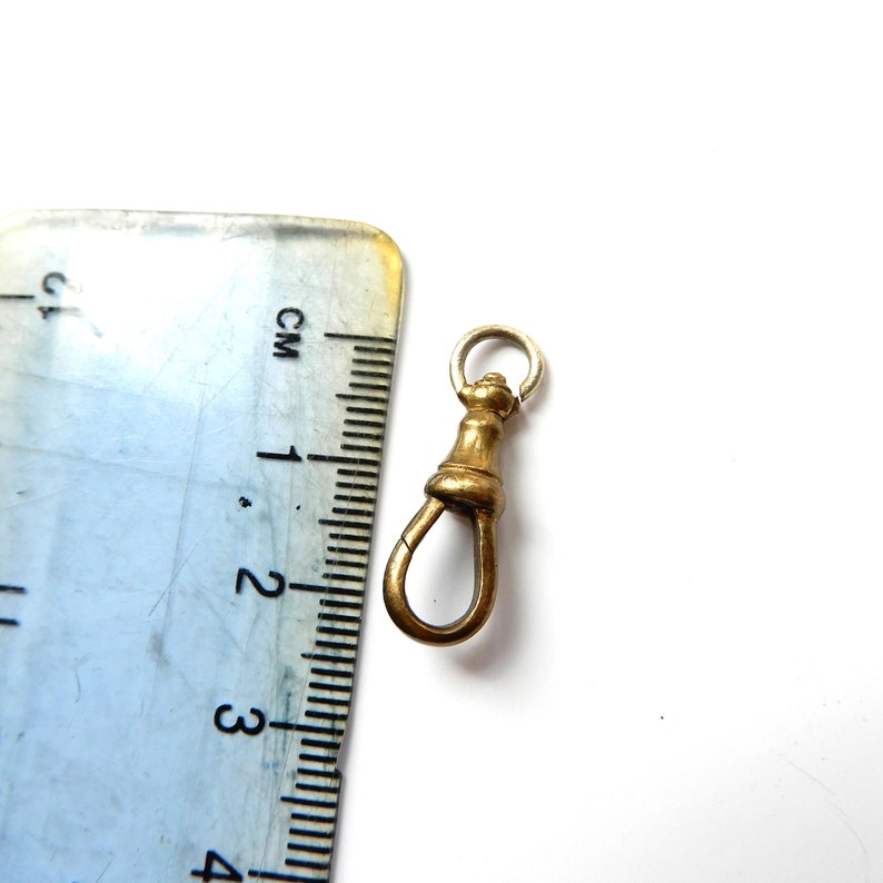 Victorian Rolled Gold Dog Clip Charm Jewellery Finding