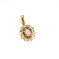 Dainty Vintage 9ct Rolled Gold Angel Coral Pendant