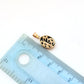 Vintage 9ct Rolled Gold Oriental Onyx Pendant