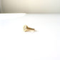 Chunky 18ct Gold & Diamond Signet Ring Deakin & Francis