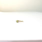 Vintage 9ct Gold Peridot & Cubic Zirconia Ring