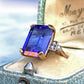 Sterling Silver Art Deco style Paste Ring