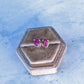 Sterling Silver Amethyst Stud Earrings