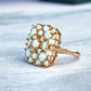 Sterling Silver Opal Plaque Ring