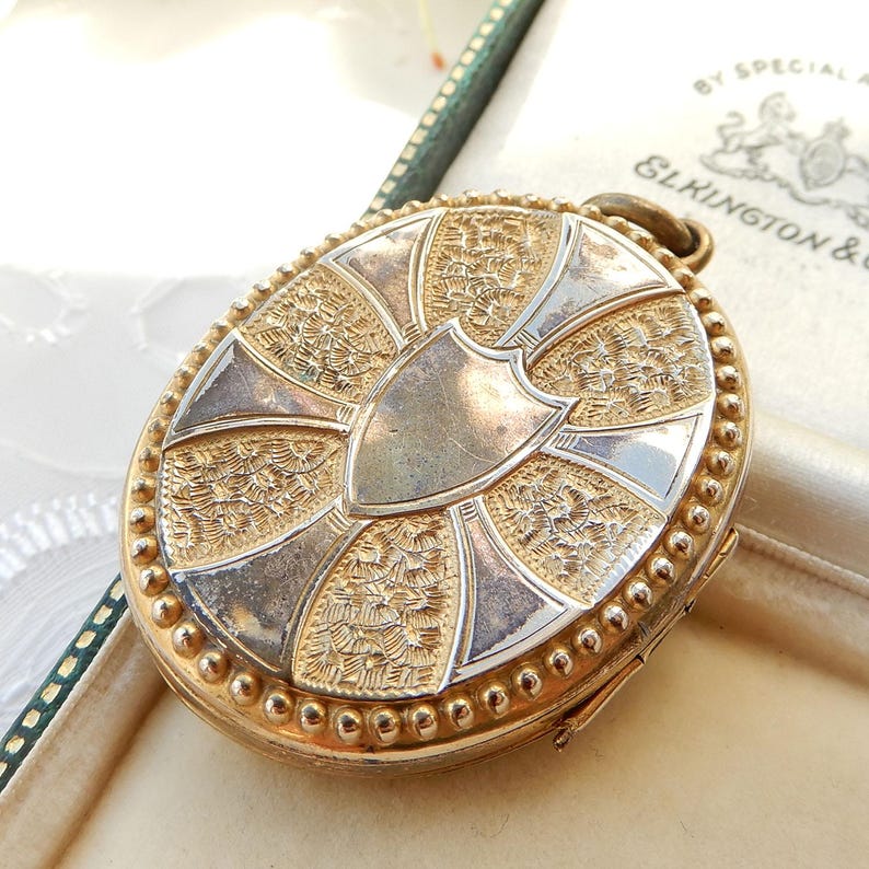 Large Antique Rolled Gold Locket