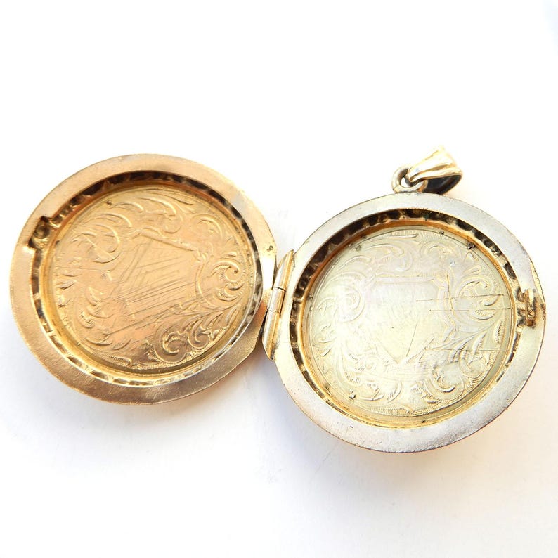 Antique Rolled Gold Locket with Shield