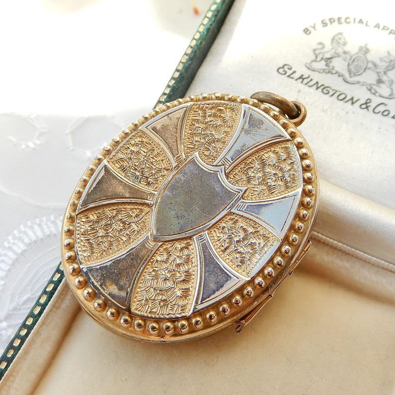 Large Antique Rolled Gold Locket