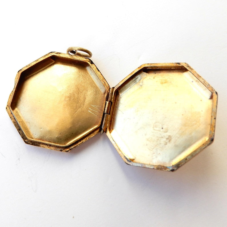 Antique 9ct Gold Back & Front Locket