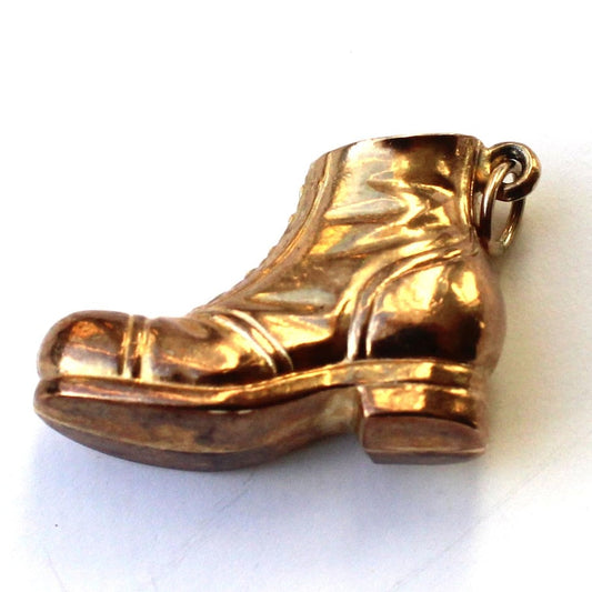 Vintage 9ct Gold Boot Charm