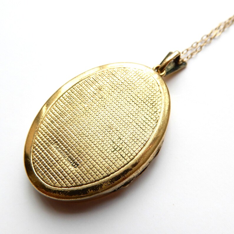 Vintage Rolled Gold Locket with Chain