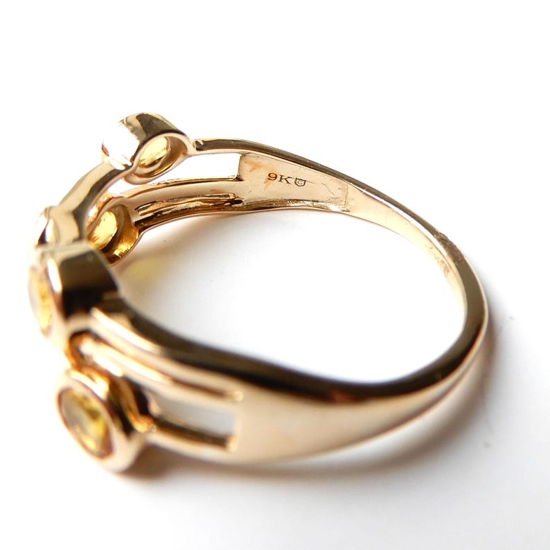 9ct Gold Citrine Ring