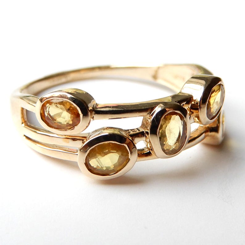 9ct Gold Citrine Ring