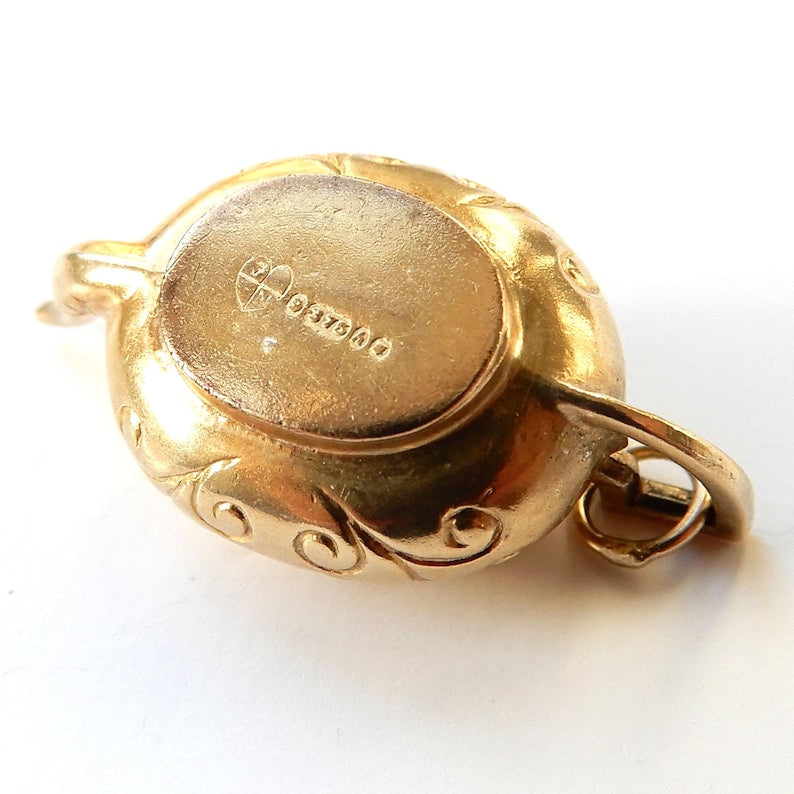 Vintage 9ct Gold Tea Pot Charm 1.7grams