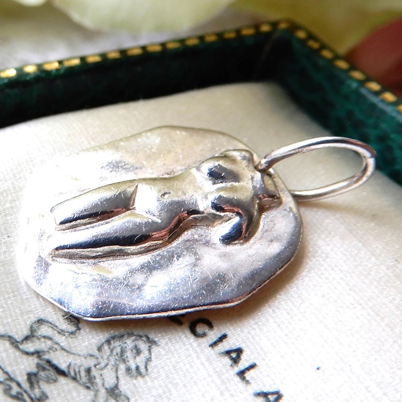 Sterling Silver Daisy London Roman Bust Statue Charm