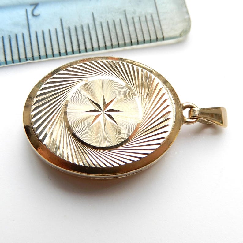 Vintage Rolled Gold Star Locket
