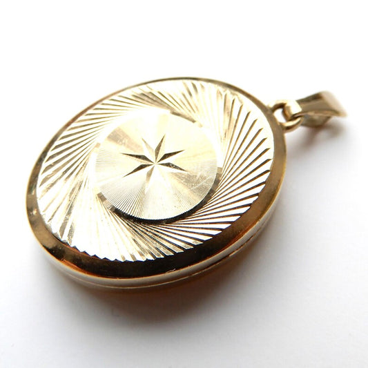 Vintage Rolled Gold Star Locket