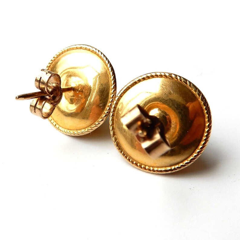 Victorian 15ct Gold Turquoise Stud Earring