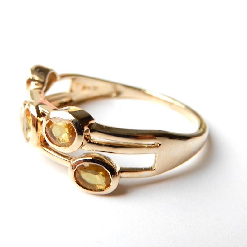 9ct Gold Citrine Ring