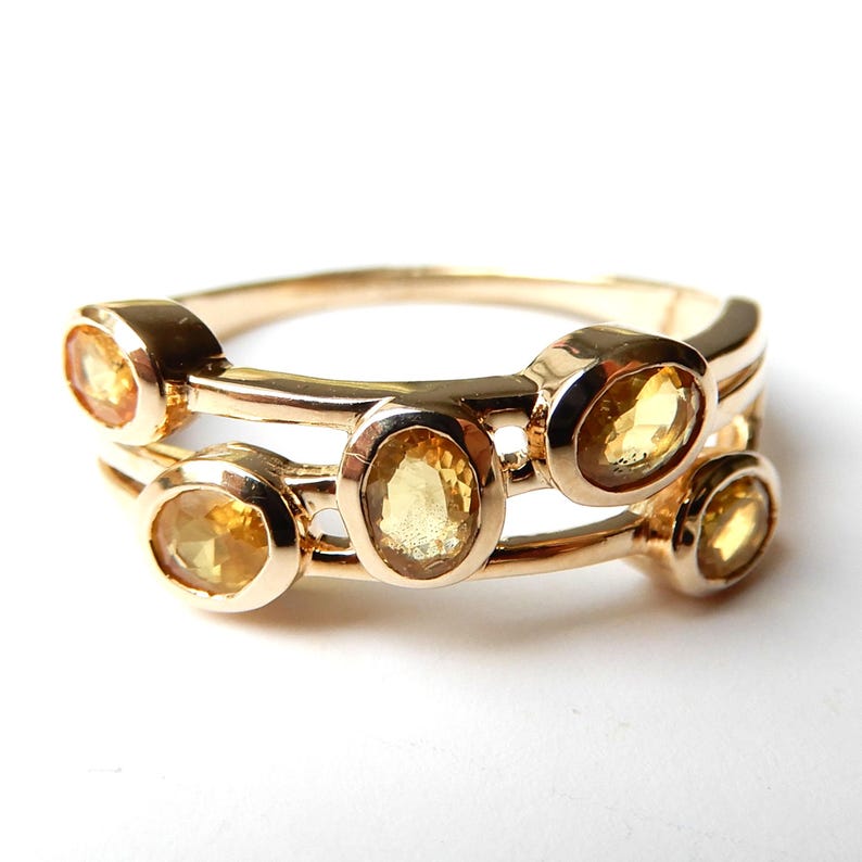 9ct Gold Citrine Ring