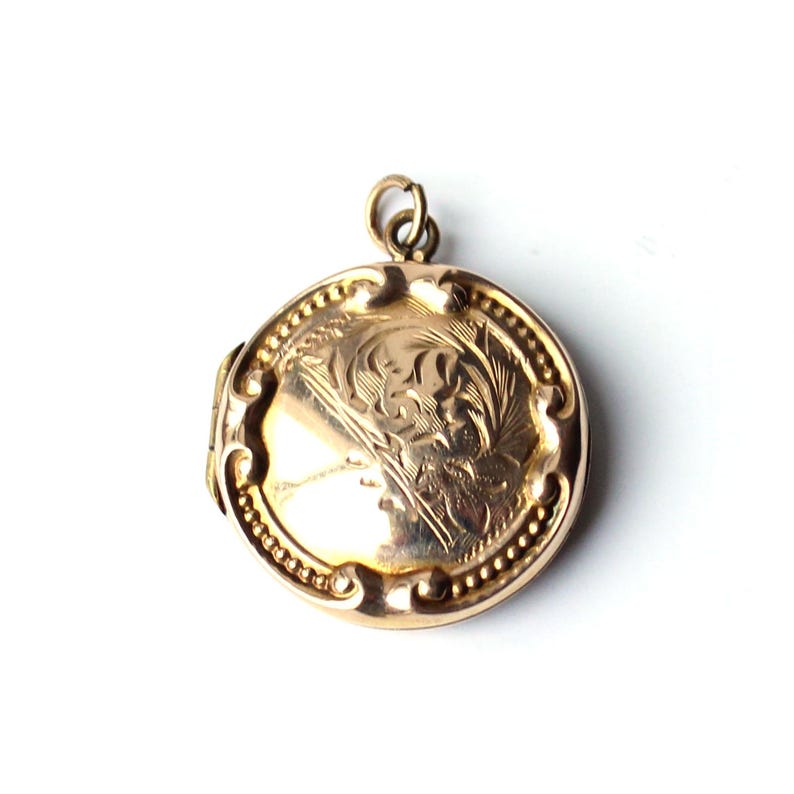 Antique 9ct Gold Back & Front Locket