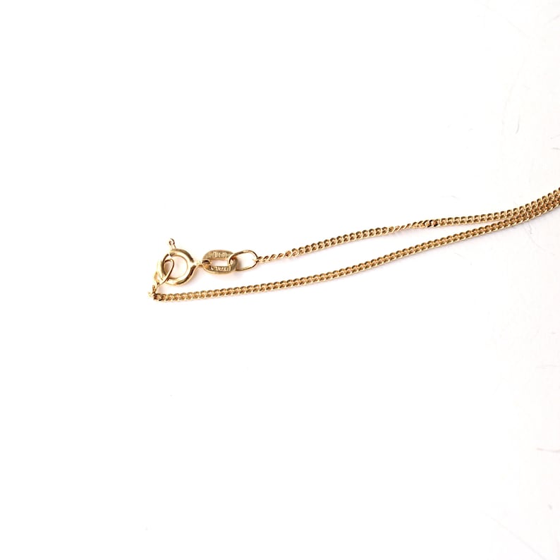 Italian 9ct Gold Topaz Necklace & Earring Set