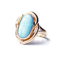 Impressive 14ct Gold Opal & Diamond Ring