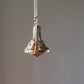 Antique Sterling Silver Citrine Glass Fob 8grams