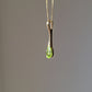 9ct Gold Peridot Teardrop Necklace