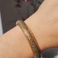 Antique 9ct Rolled Gold Hand Engraved Hinged Bangle