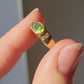 Vintage 9ct Gold Peridot CZ Band