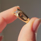 Antique Edwardian 9ct Gold Rose Cut Diamond Ring