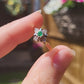 Vintage 9ct Gold Emerald & Diamond Ring