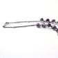 Sterling Silver Amethyst Cabochon Necklace