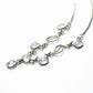 Solid Silver Moonstone Necklace