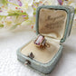 Antique 18ct Gold Pink Tourmaline & Diamond Ring