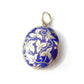 Victorian 9ct Gold Front Enamel Ivy Leaf Locket