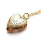 Vintage 10k Gold Filled Vargas Heart Locket Necklace