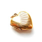 Vintage 9ct Gold Back & Front Sunburst Heart Locket