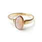 Vintage 9ct Gold Opal Solitaire Ring