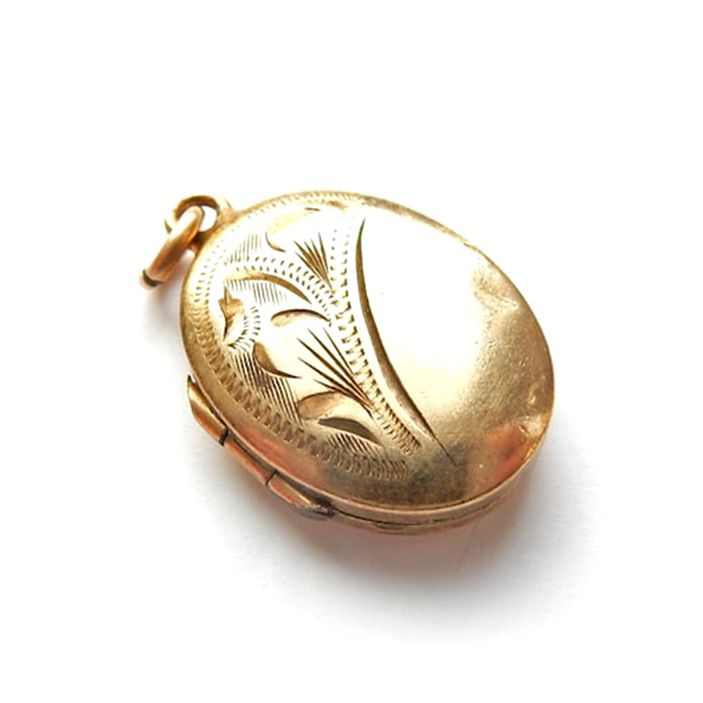 Vintage Oval Rolled Gold Locket