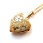 Vintage Rolled Gold Heart Locket & Chain