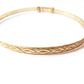 Vintage 9ct Rolled Gold Expandable Bangle Bracelet