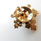 Antique 9ct Gold Opal Celestial Moon Pendant