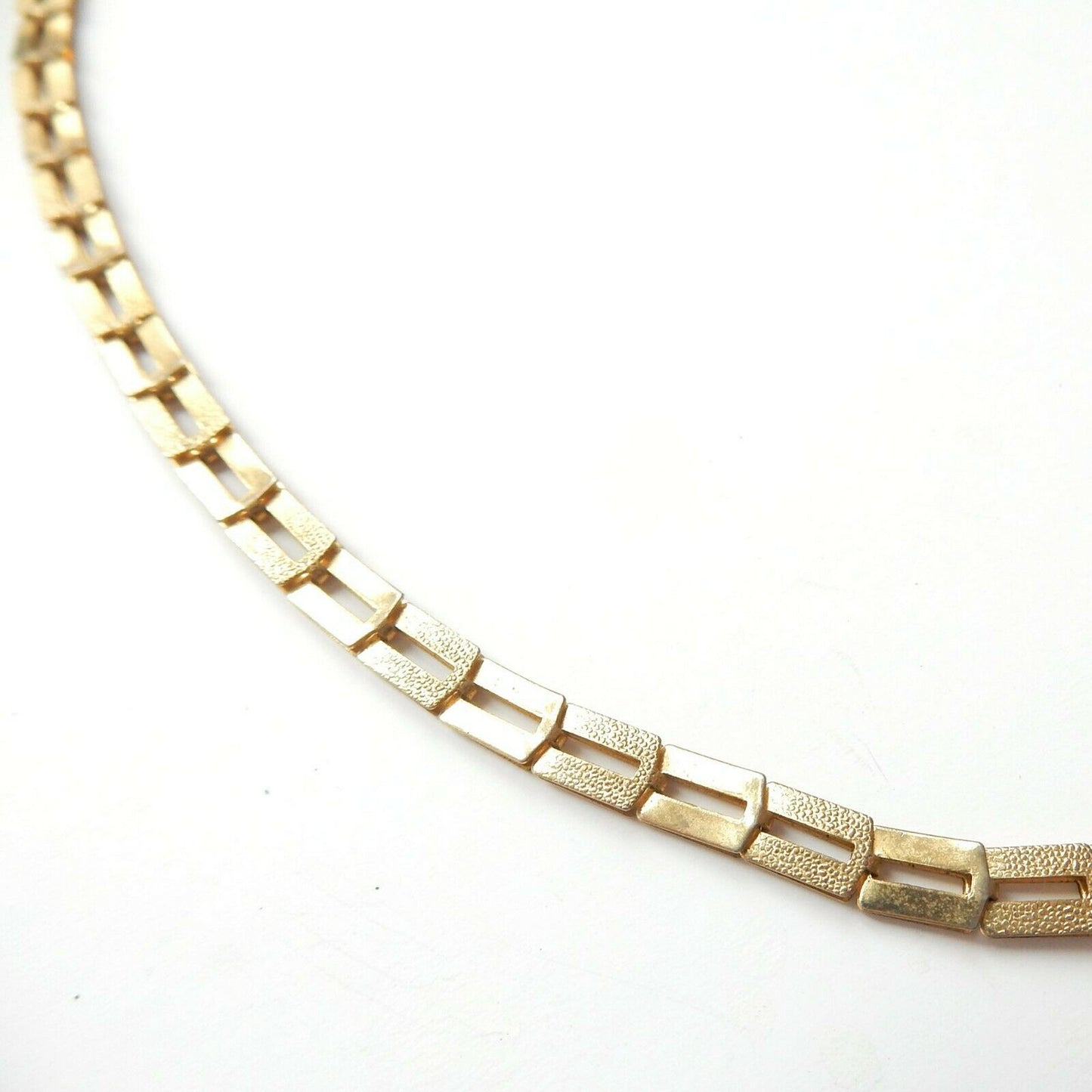 Vintage Goldplated Choker Chain Necklace 15" (6.8grams)