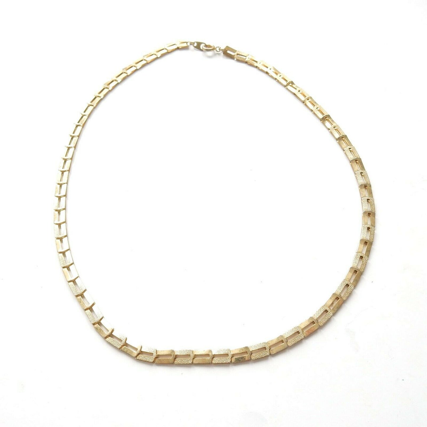 Vintage Goldplated Choker Chain Necklace 15" (6.8grams)