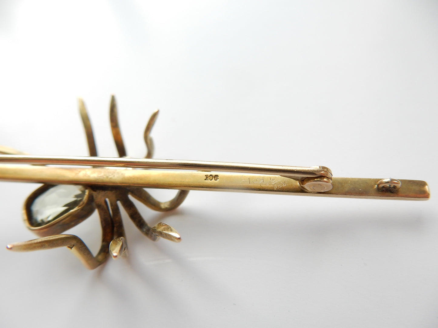 Antique 9ct Gold Spider Brooch (6.5grams)