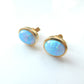 Vintage 10ct Gold Opal Earrings